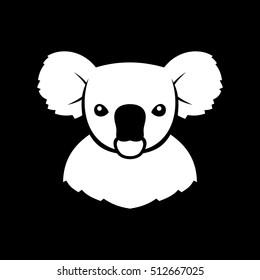 Koala Bear Sign Logo. Vector