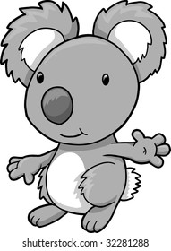 Koala Bear Vector Illustration