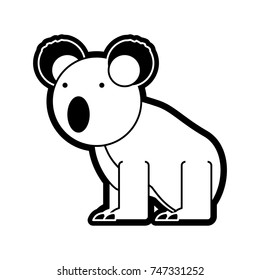 koala bear vector illustration