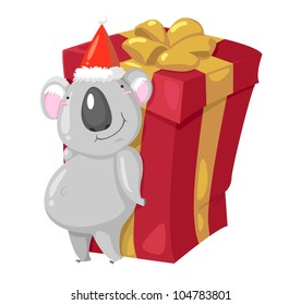 Koala Bear vector illustration on a white background