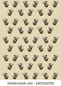 koala bear wallpaper background fabric print