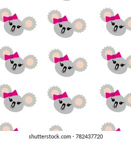 Koala cartoon background