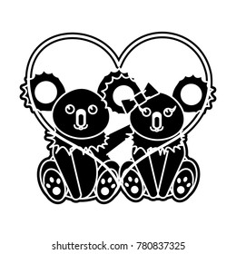 Koala cartoon design