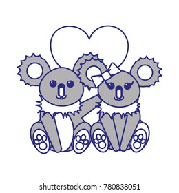 Koala cartoon design