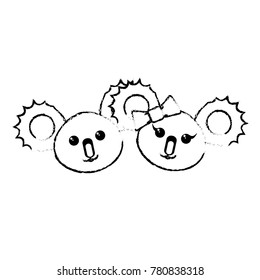 Koala cartoon design