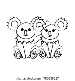 Koala cartoon design