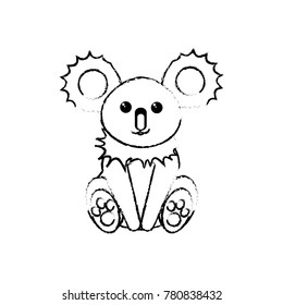 Koala cartoon design