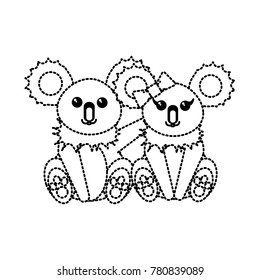 Koala cartoon design
