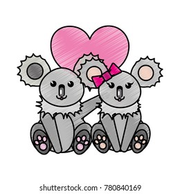 Koala cartoon design