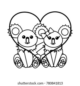 Koala cartoon design