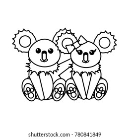 Koala cartoon design