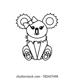 Koala cartoon design
