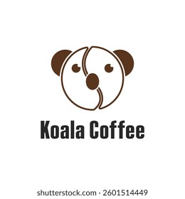 Koala Coffee Logo Design Creative Idea