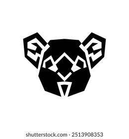 Design de ícone de logotipo do Koala Concept