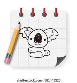 koala doodle