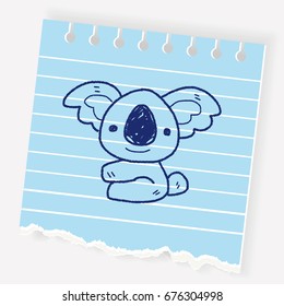 koala doodle