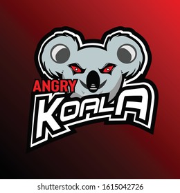 Koala Esport Logo Vector Illustration Stock Vector (Royalty Free ...