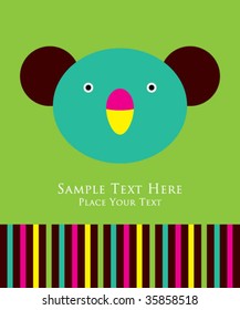 koala greeting card