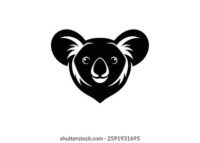 A koala head vector illustration 