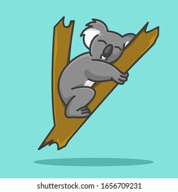 koala icon illustration, vector file eps 10, background is easy to edit or remove