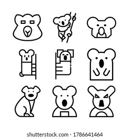 koala icon or logo isolated sign symbol vector illustration - Collection of high quality black style vector icons
