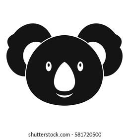 Koala icon. Simple illustration of koala vector icon for web