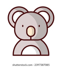 Koala icon vector stock illustration