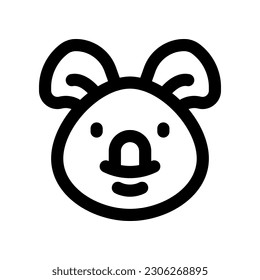 icono de koala para tu diseño de sitio web, logotipo, aplicación, interfaz de usuario.