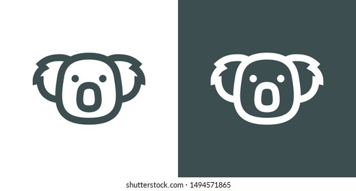 Koala Illustration Sign Icon Vector