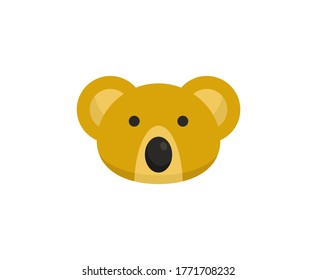 Koala logo bear animal vector icon 