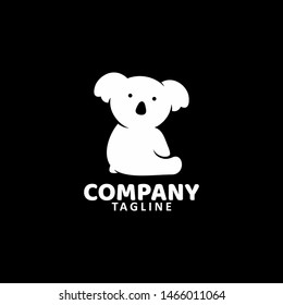 Diseño del logotipo de Koala. Ilustración animal