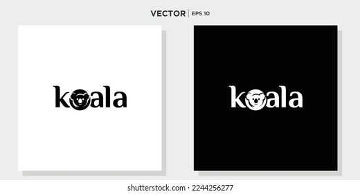 koala logo design inspiration download template