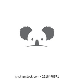 Koala logo icon design illustration vector
