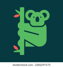 Koala Logo. Icon design. Template elements