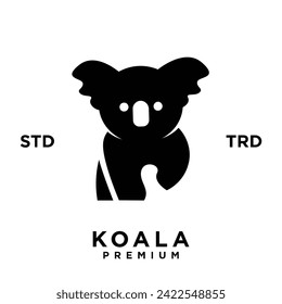 koala logo icon design template vector with modern illustration concept style