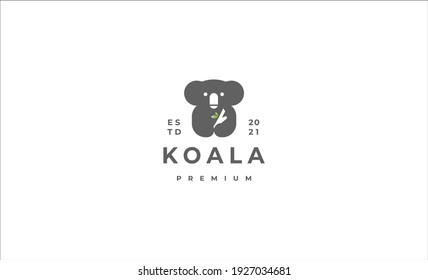 koala logo icon design vector illustration 