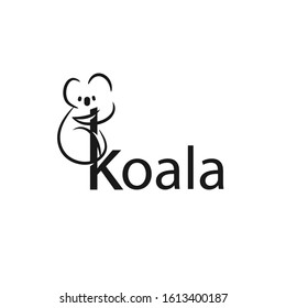 KOALA LOGO ICON SYMBOL TEMPLATE