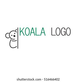 KOALA LOGO ICON SYMBOL TEMPLATE