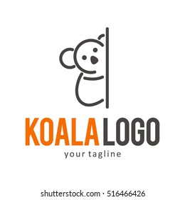 KOALA LOGO ICON SYMBOL TEMPLATE