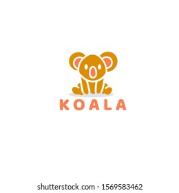 KOALA logo illustration vector graphics design