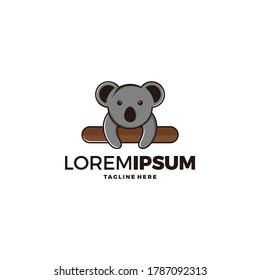 Plantilla vectorial de ilustración del logotipo de Koala