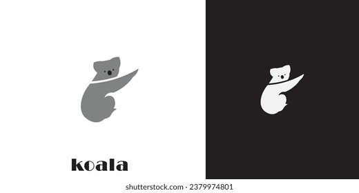 koala logo with minimalistic design