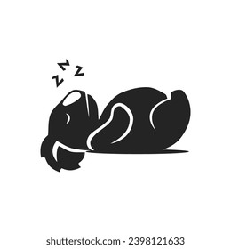 Koala Logo template Isolated. Brand Identity. Icon Abstract Vector graphic