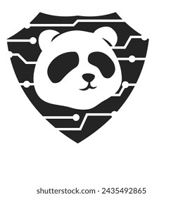 Plantilla de logotipo de Koala Aislado. Identidad de marca. Icono Vector gráfico