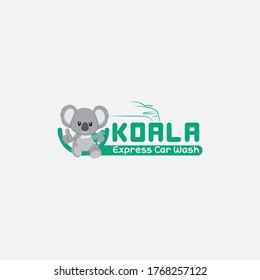 Koala logo vector design inspiration