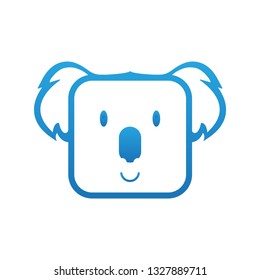 Koala Logo Vector, Illustration.
