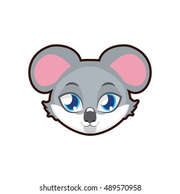 Koala portrait illustration