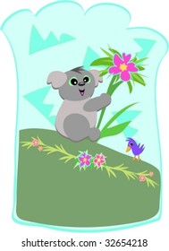 Koala Pouch Vector