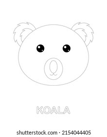 280 Trace Koala Images, Stock Photos & Vectors | Shutterstock