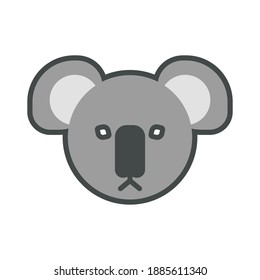 koala vector. animals sign. icon vector illustration.